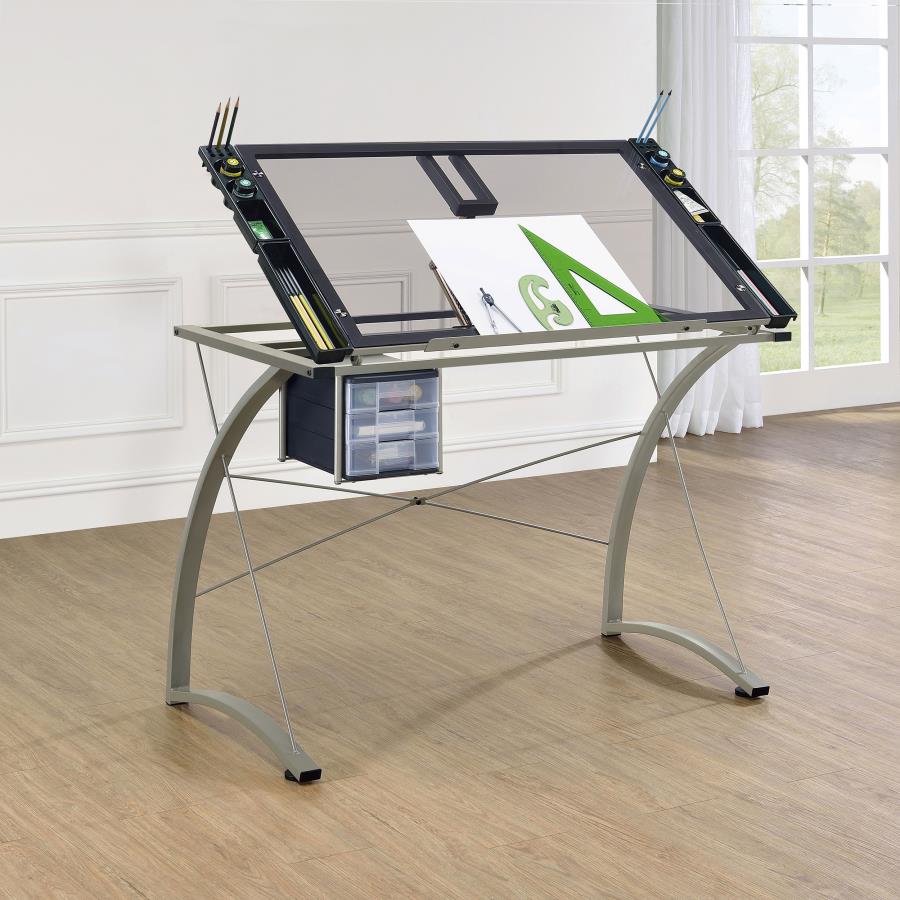 Modern Metal Drafting Desk