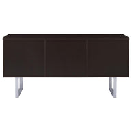 Modern Cappuccino Credenza Desk