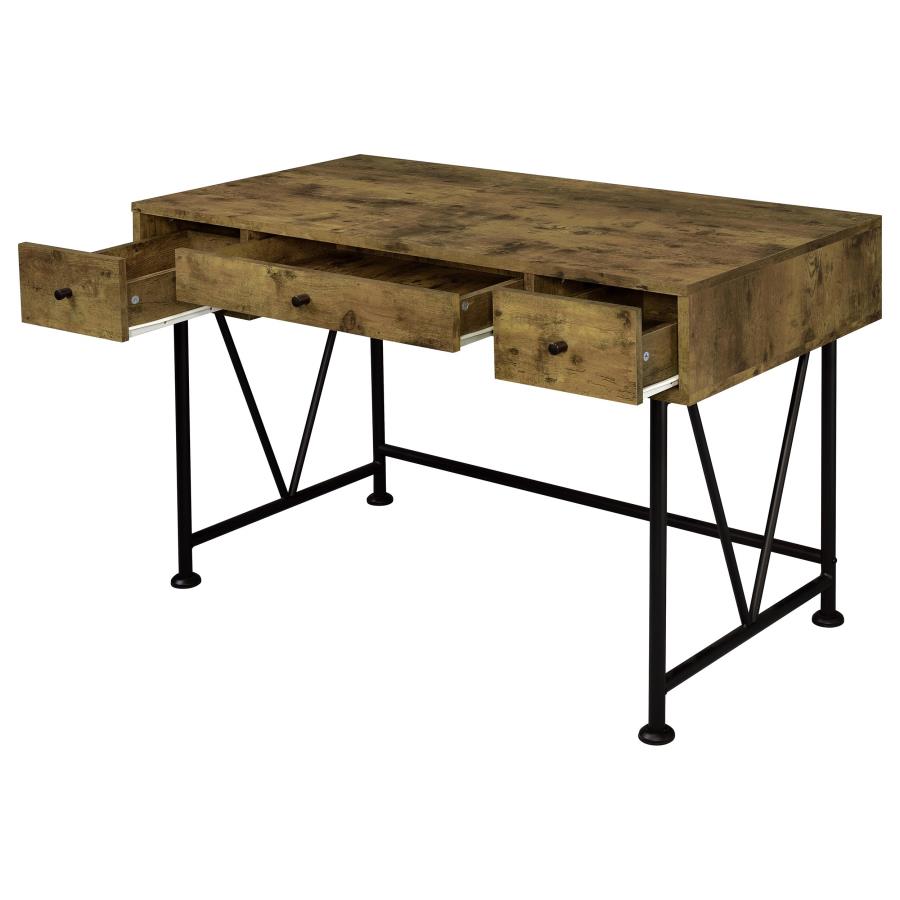 Rustic Wood Writing Desk