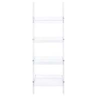 Clear Acrylic Ladder Bookshelf
