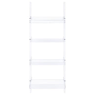 Clear Acrylic Ladder Bookshelf