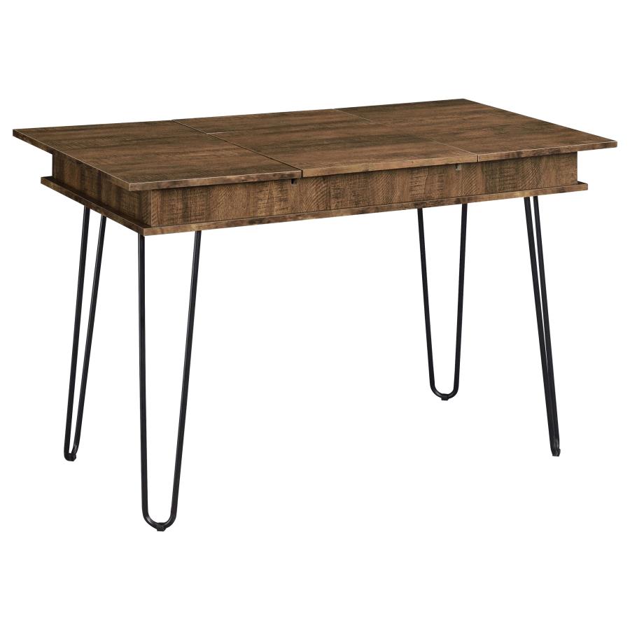 Rustic Hidden Storage Rustic Amber Hidden Storage Desk – Caravana Furniture Shop