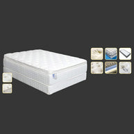 Ultra Soft Plush 16″ Twin Euro Pillow Top Mattress