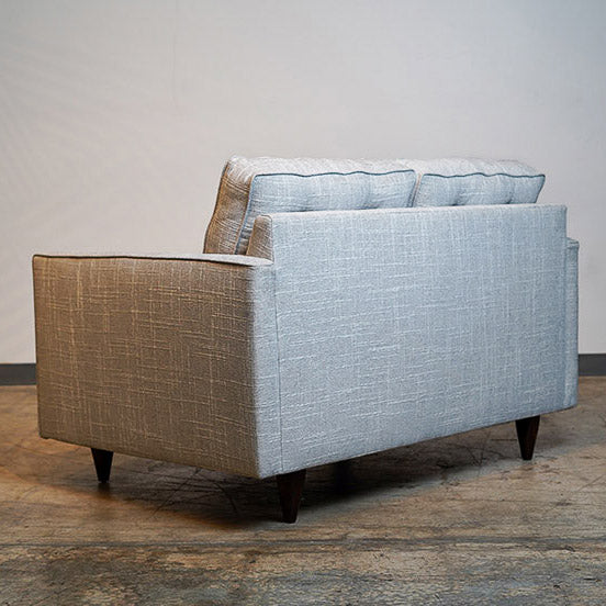 Customizable Mid-Century Modern Loveseat