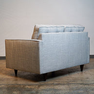 Customizable Mid-Century Modern Loveseat