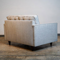 Customizable Mid-Century Modern Loveseat