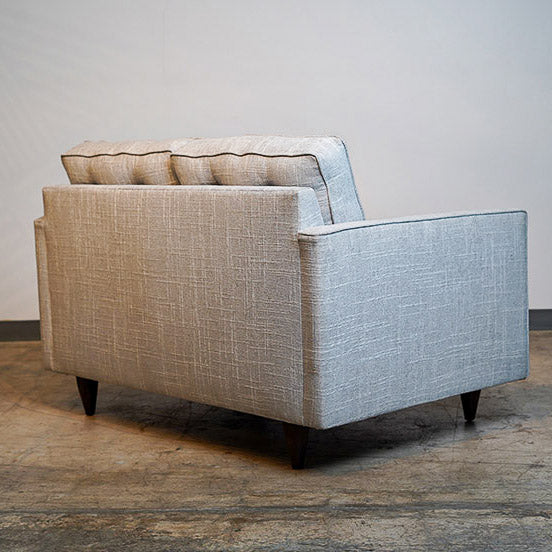 Customizable Mid-Century Modern Loveseat