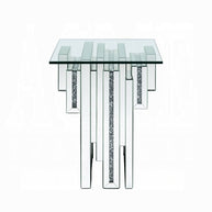 Abstract Faux Diamond Accent Table