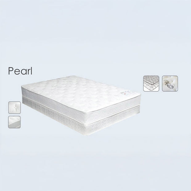 Medium Pearl White Non-Flip Mattress