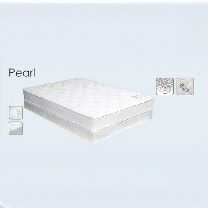 Medium Pearl White Non-Flip Mattress