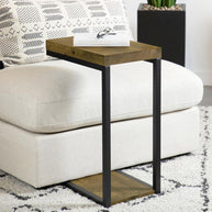 Black & Antique Nutmeg C-Table