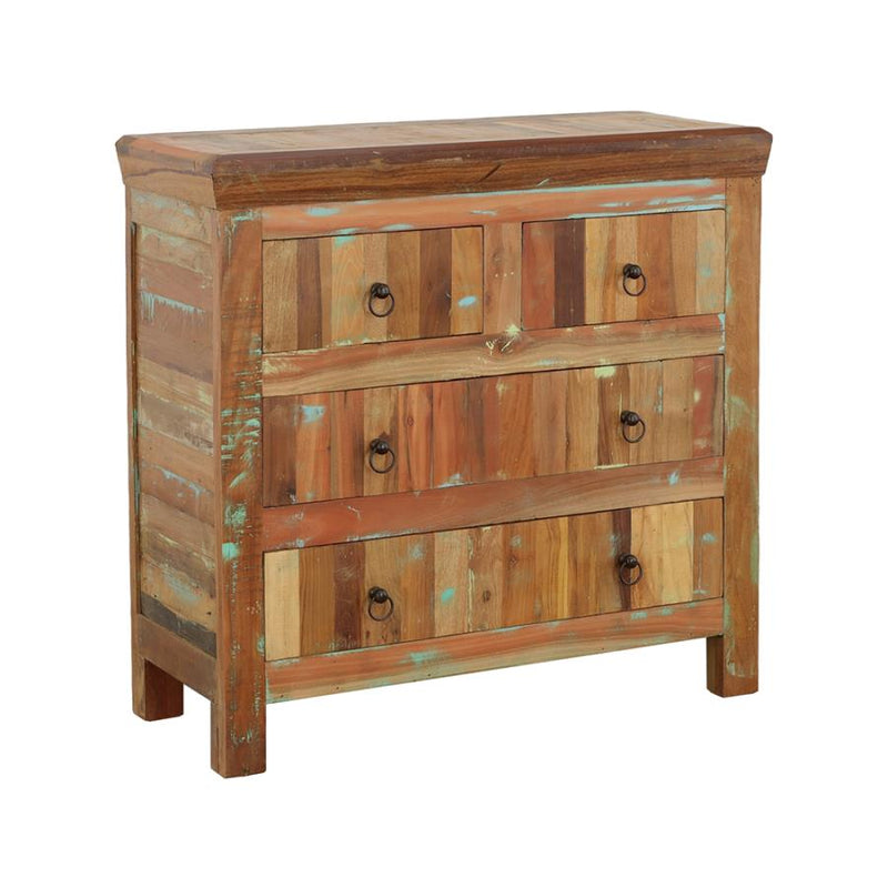 Rustic Reclaimed Wood Accent Cabinet