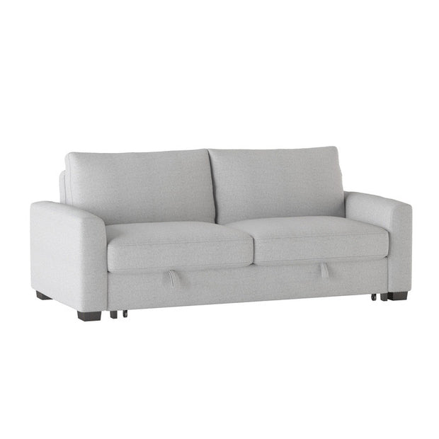 Gray Mid-Century-Inspired Sofa Bed