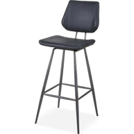Modern cobalt swivel barstools