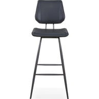 Modern cobalt swivel barstools