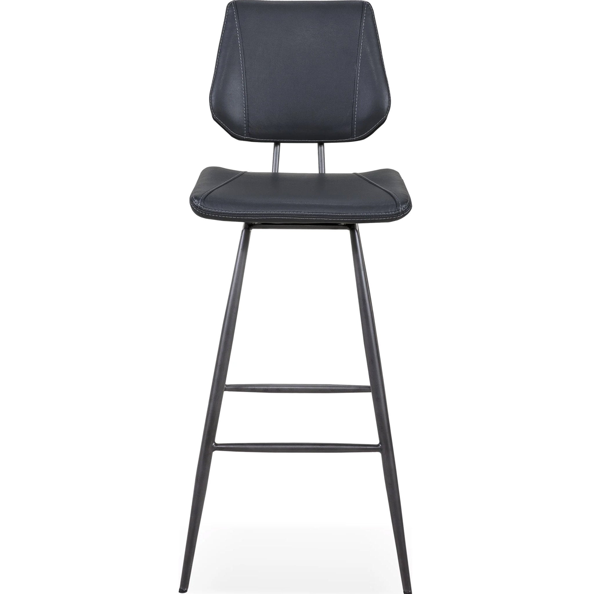 Modern cobalt swivel barstools
