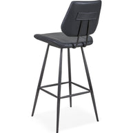 Modern cobalt swivel barstools