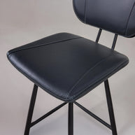 Modern cobalt swivel barstools