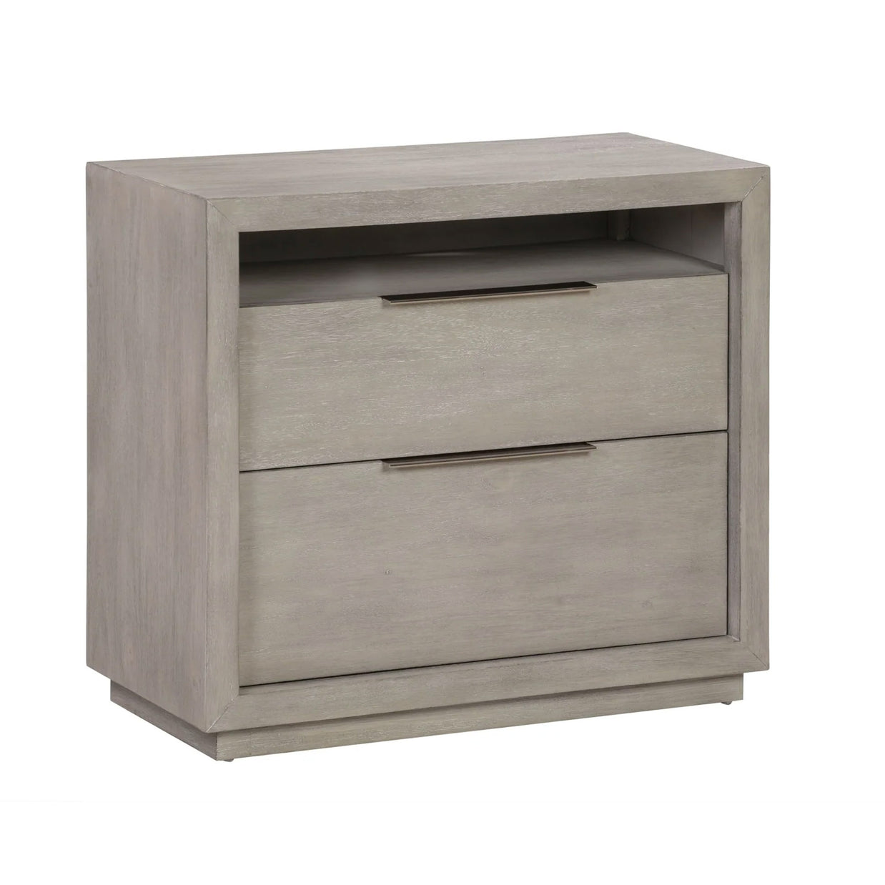 Mineral Gray Finish Nightstand