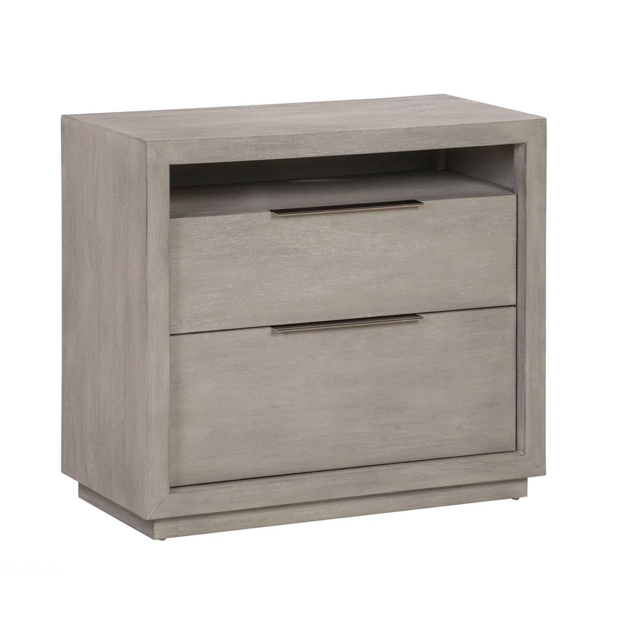 Mineral Gray Finish Nightstand