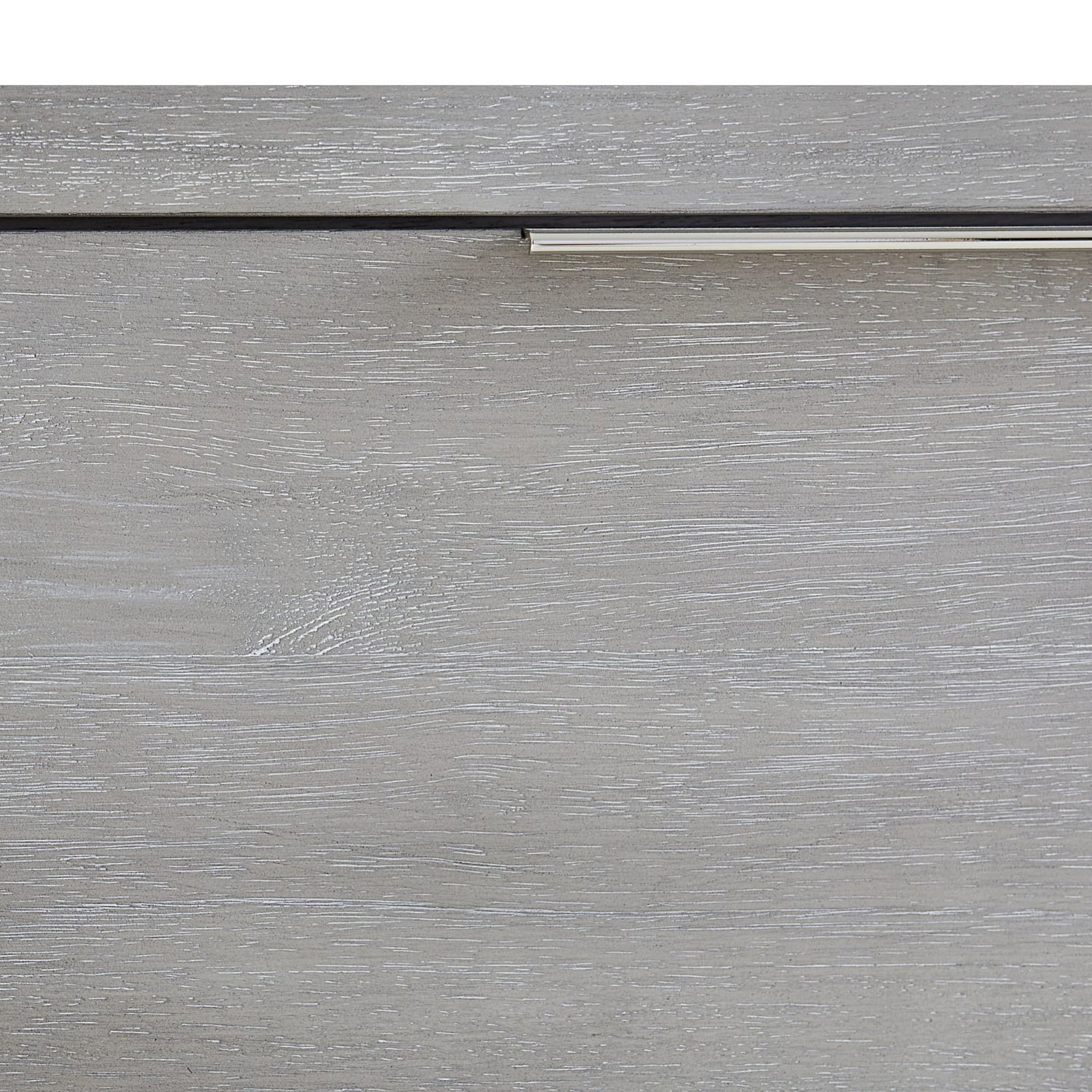 Mineral Gray Finish Nightstand