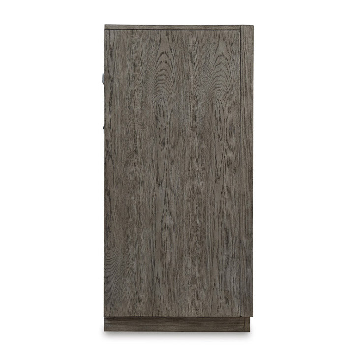 9-Drawered Weathered Gray Oak Dresser