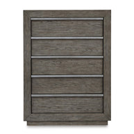 Weather Gray Oak Chest Of Drawers