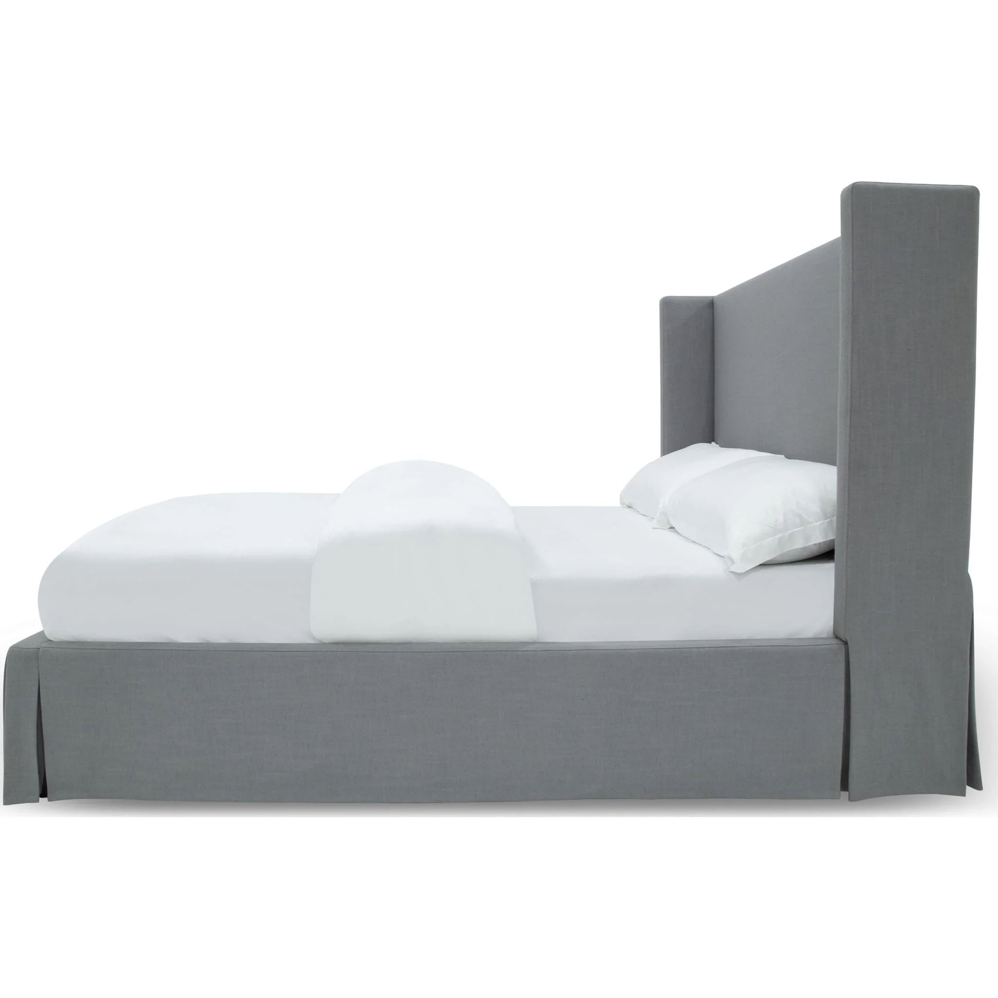Footboard storage panel bed