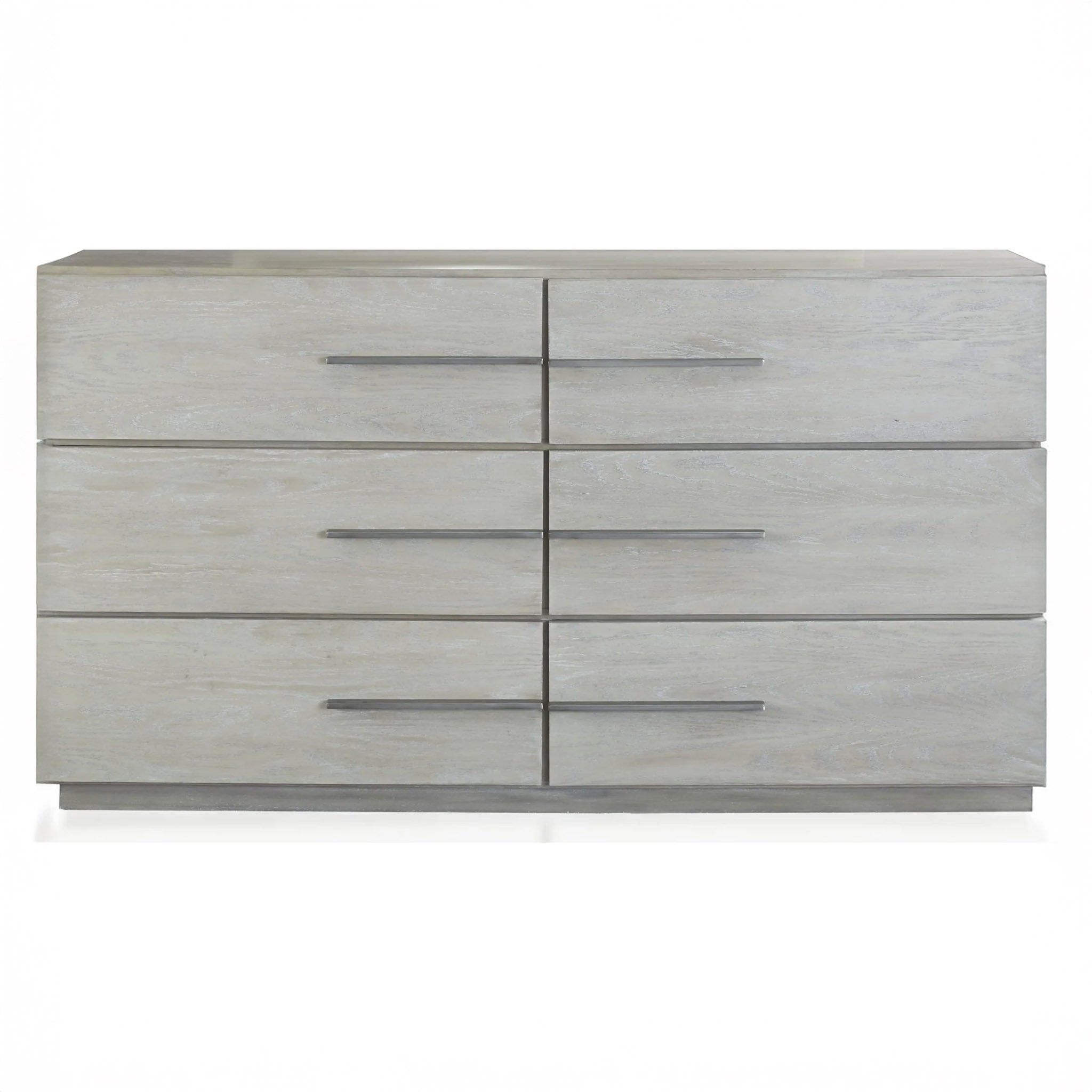 Whitewash Oak Contemporary Dresser