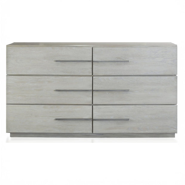 Whitewash Oak Contemporary Dresser