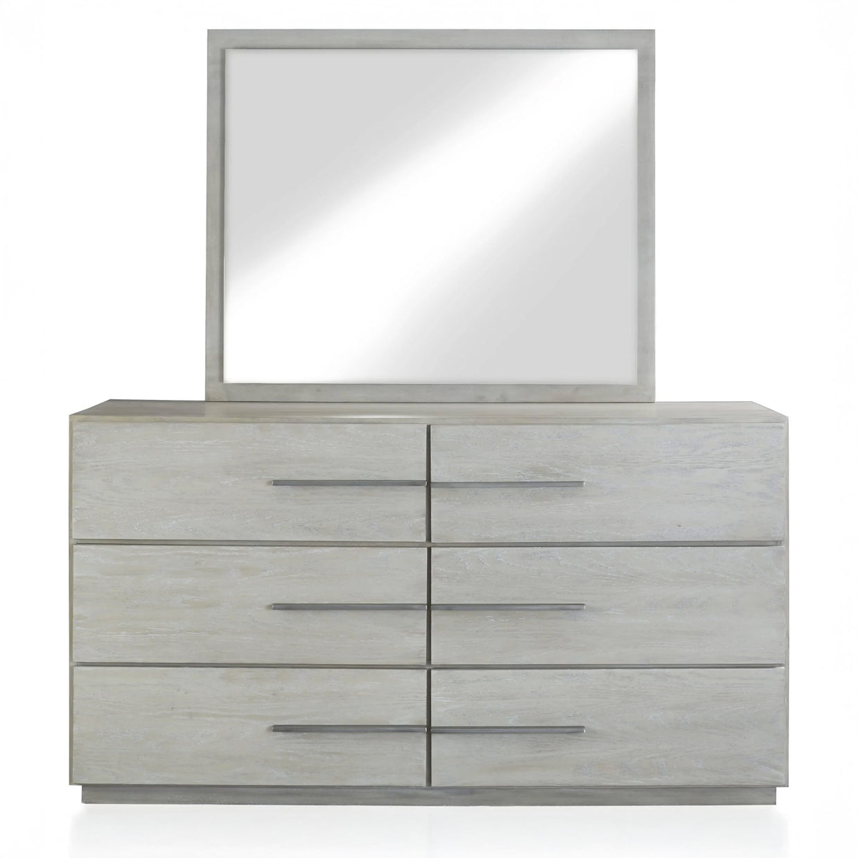 Whitewash Oak Contemporary Dresser