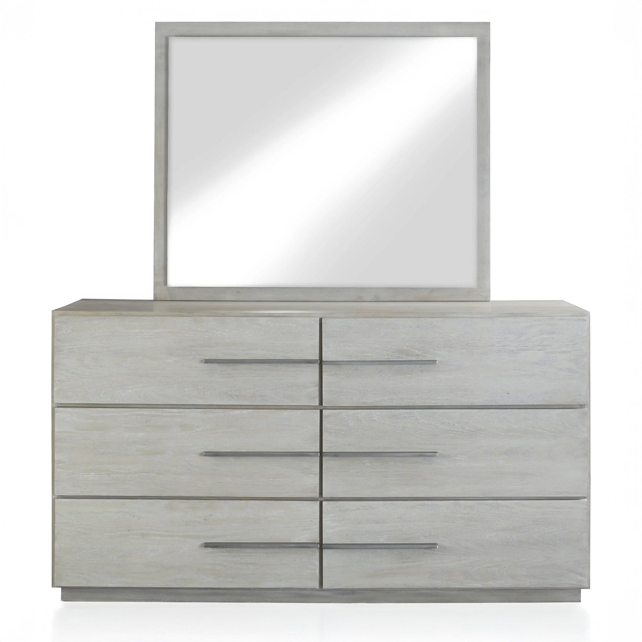 Whitewash Oak Contemporary Dresser