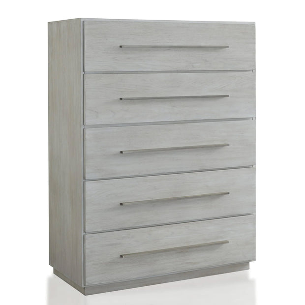 Whitewash Oak Contemporary Chest of Drawers