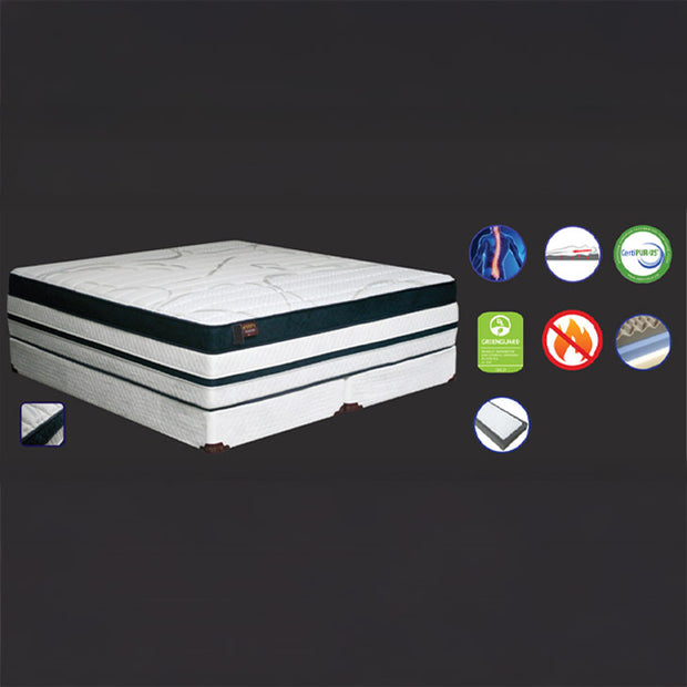 Medium Plush 14.5″ King Gel Infused Memory Foam Hybrid Mattress