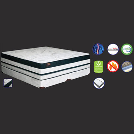 Medium Plush 14.5″ Queen Gel Infused Memory Foam Hybrid Mattress
