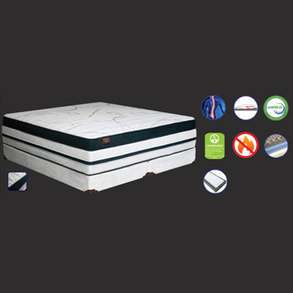 Medium Plush 14.5″ Twin Gel Infused Memory Foam Hybrid Mattress