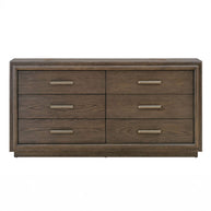Brown Solid Oak Dresser