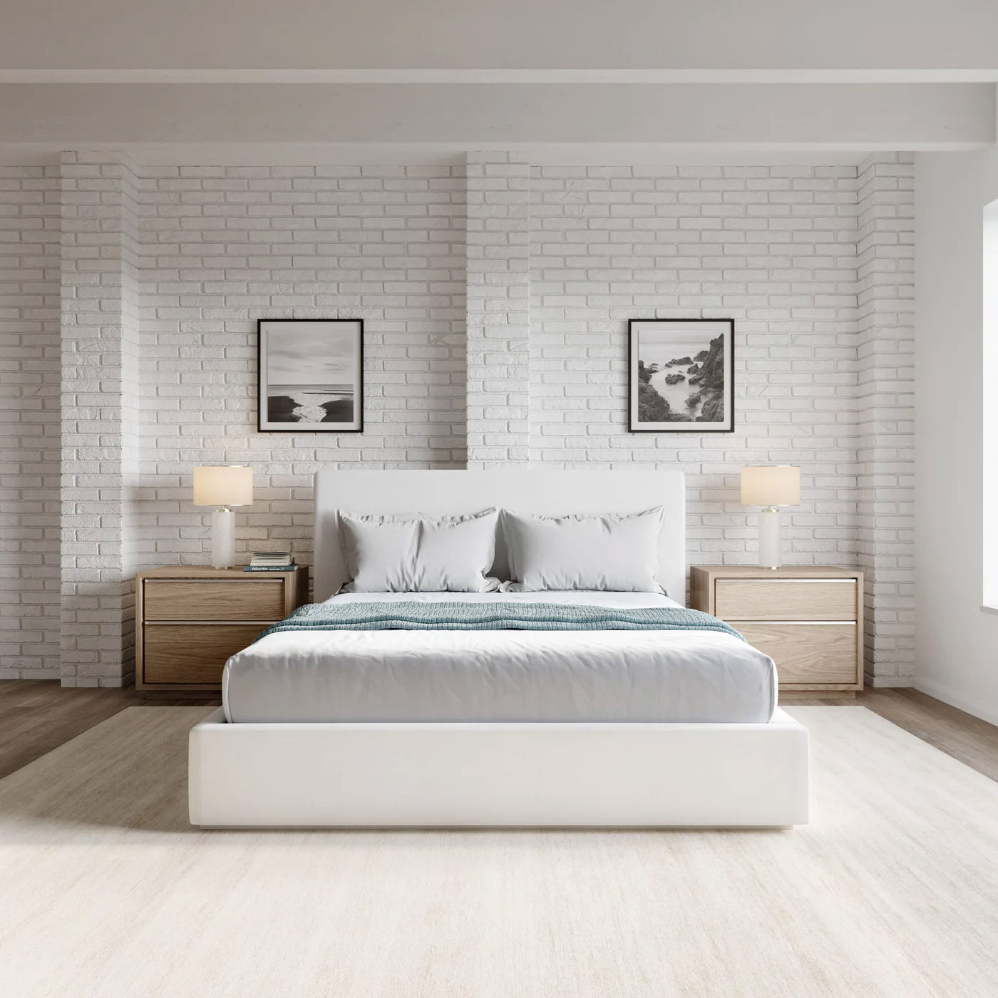 Pearl platform bed