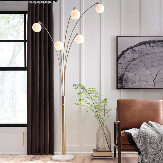 Metal Arc Floor Lamp