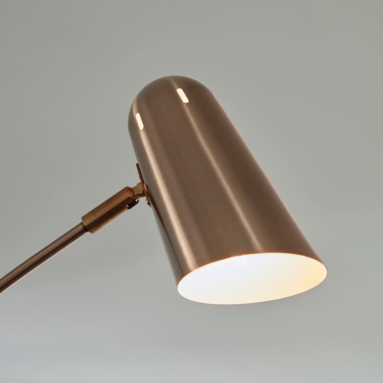 Gold Finish Arc Floor Lamp