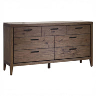 Mid-Century Mahogany 7-Drawer Dresser