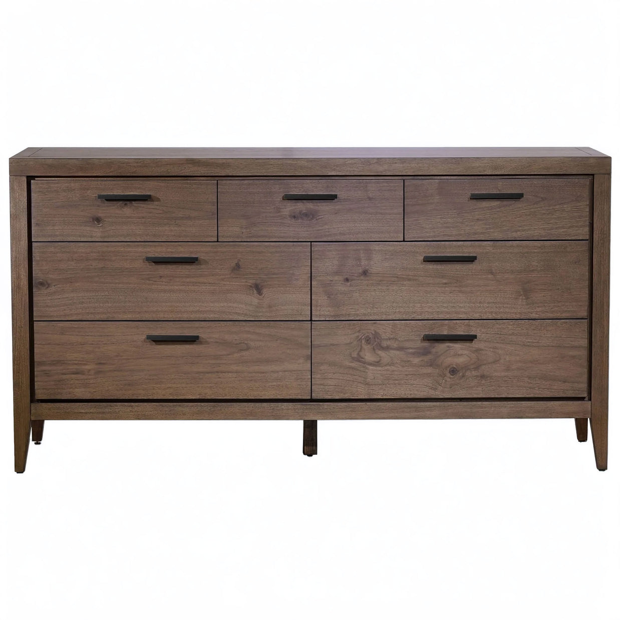 Mid-Century Mahogany 7-Drawer Dresser