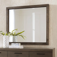 Mid-Century Mahogany Dresser Mirror