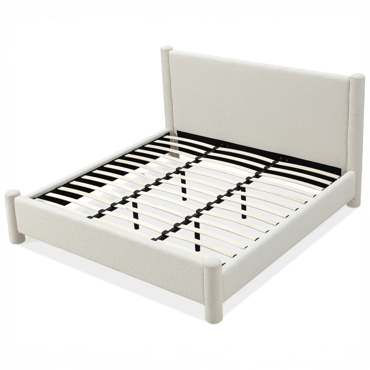 Cottage cheese platform bed