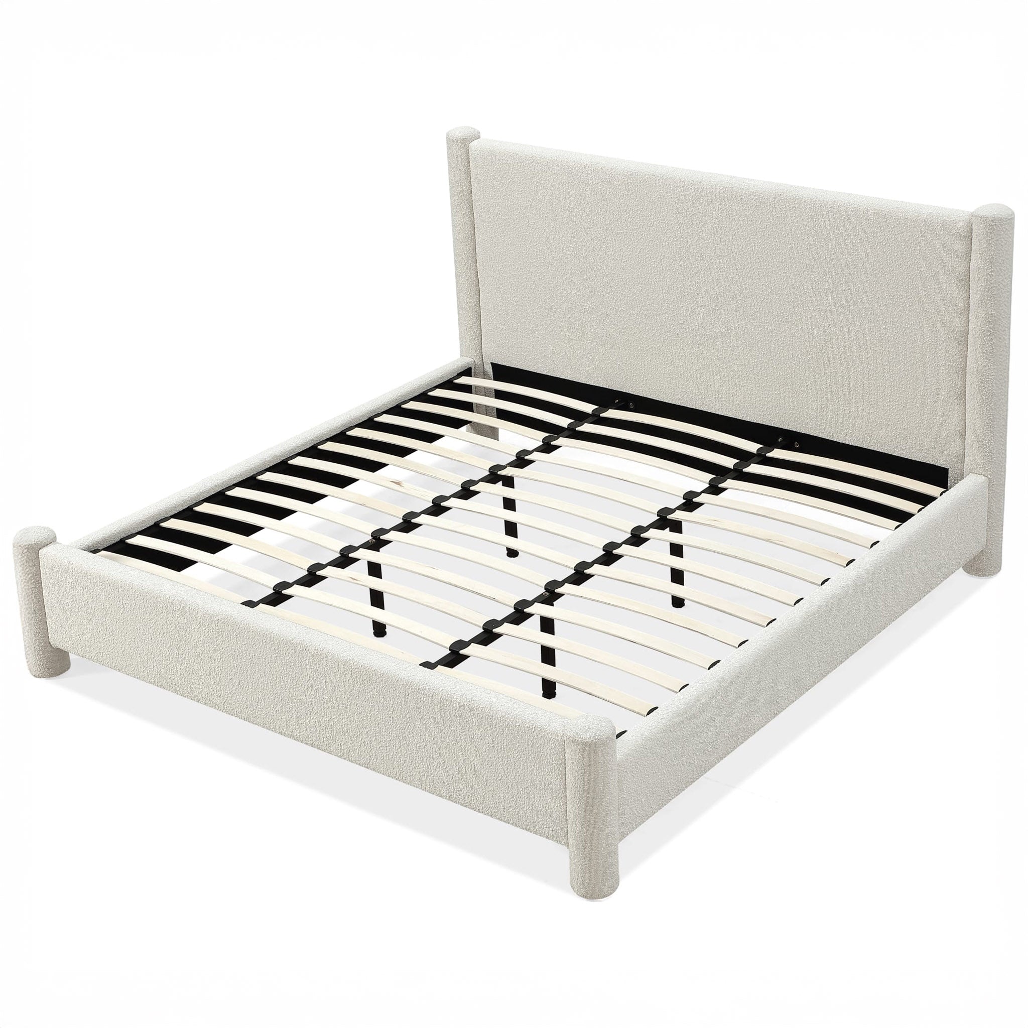 Cottage cheese platform bed