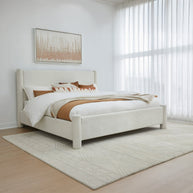 Cottage cheese platform bed