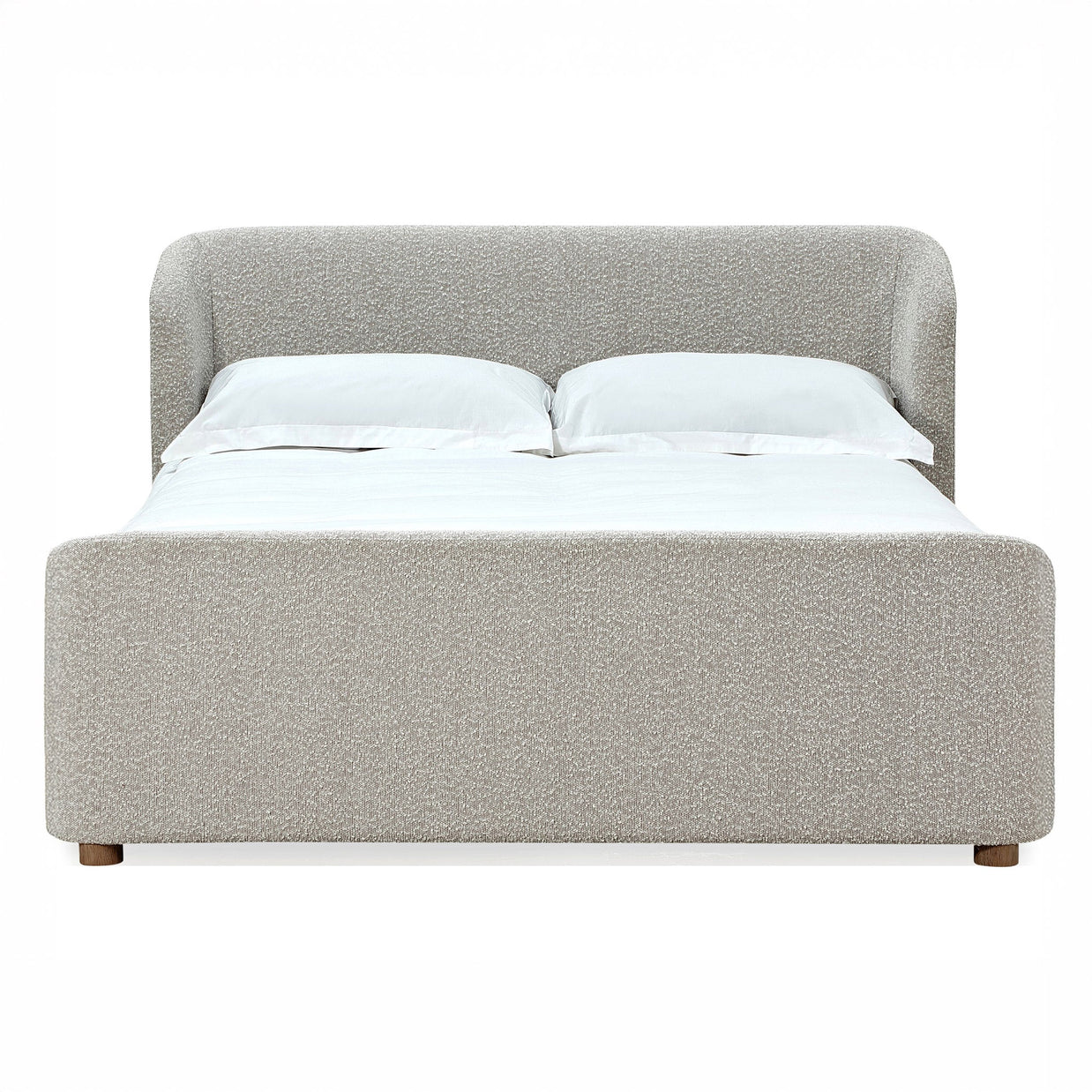 Cotton ball boucle bed