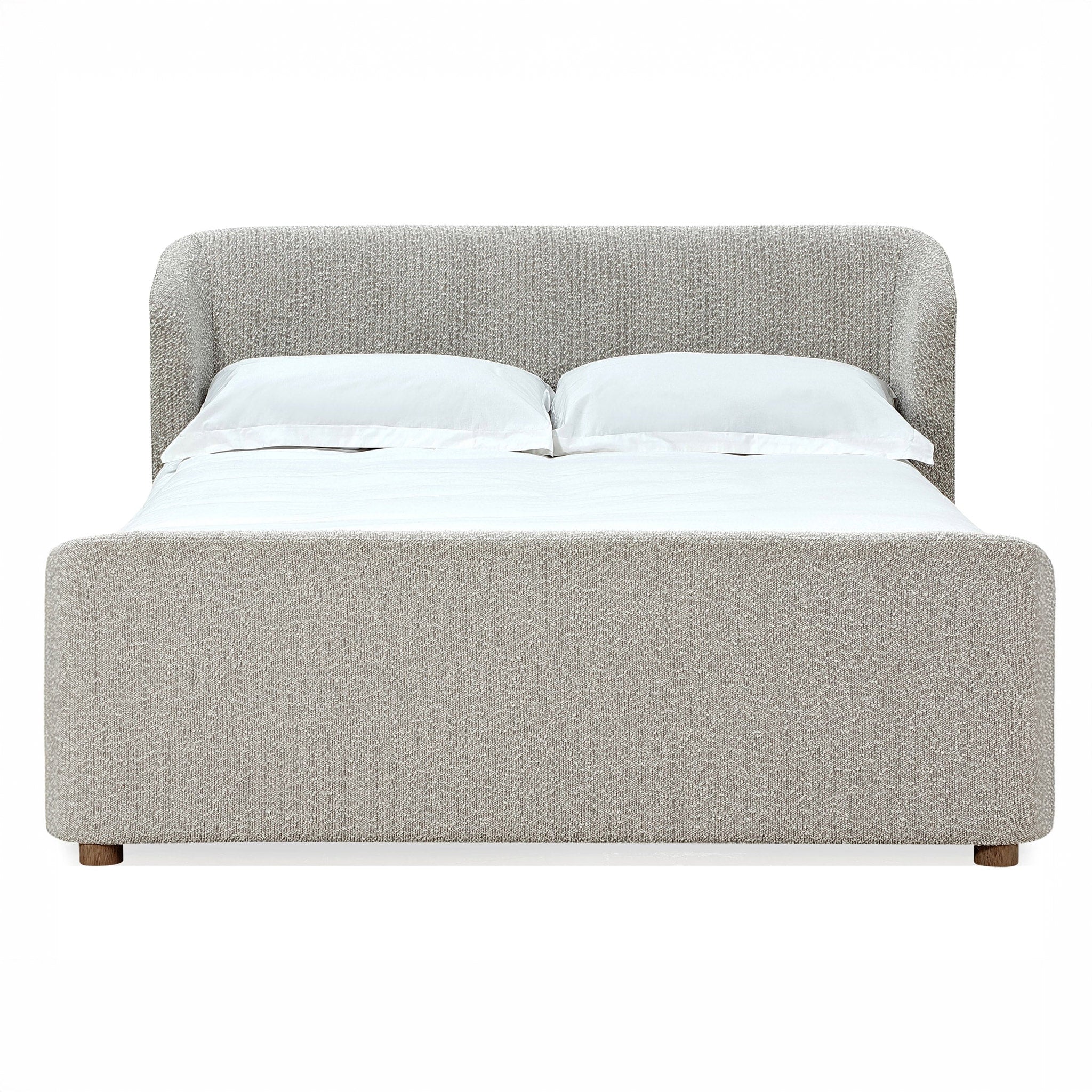 Cotton ball boucle bed