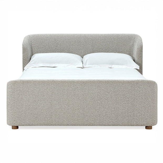 Cotton ball boucle bed