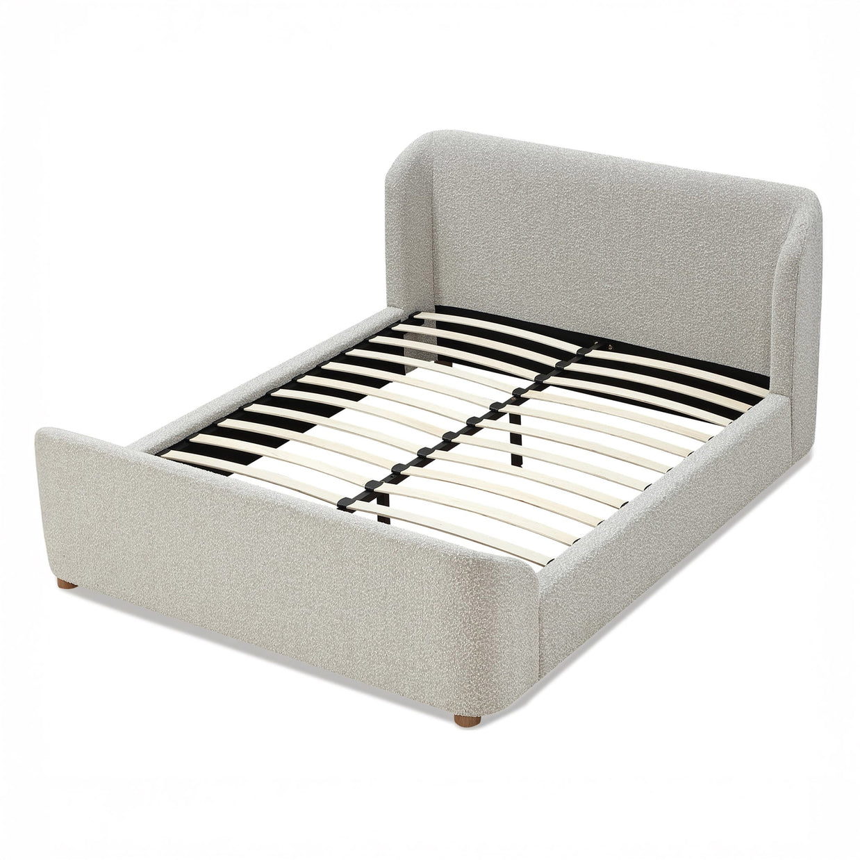 Cotton ball boucle bed